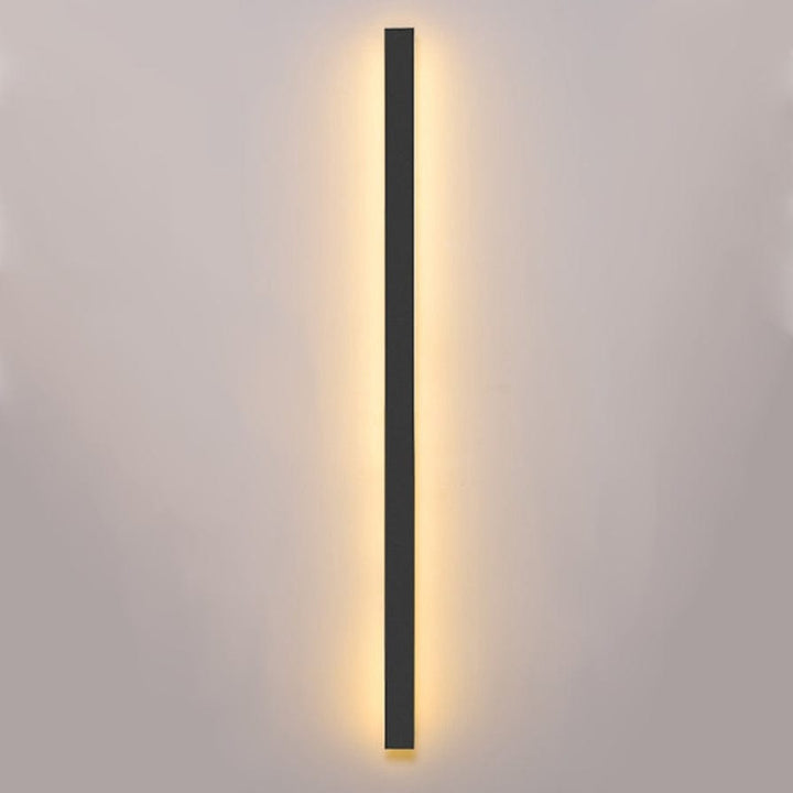 Durable backlit LED exterior lamp, a modern light for entryway and outdoor spaces.