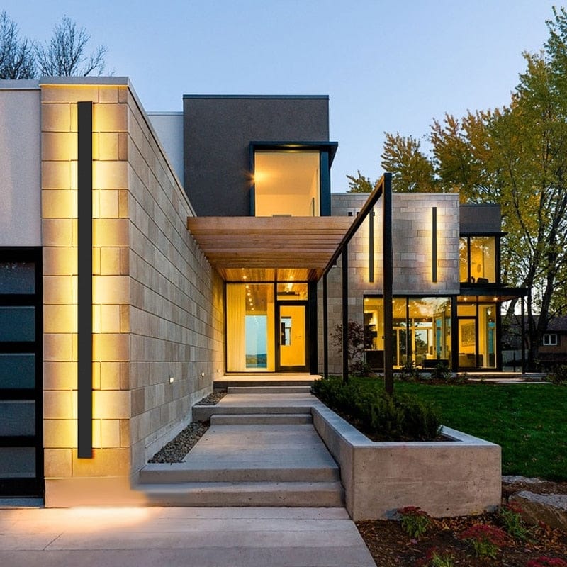 Elegant exterior wall sconce, an outdoor light enhancing garden and patio ambiance.