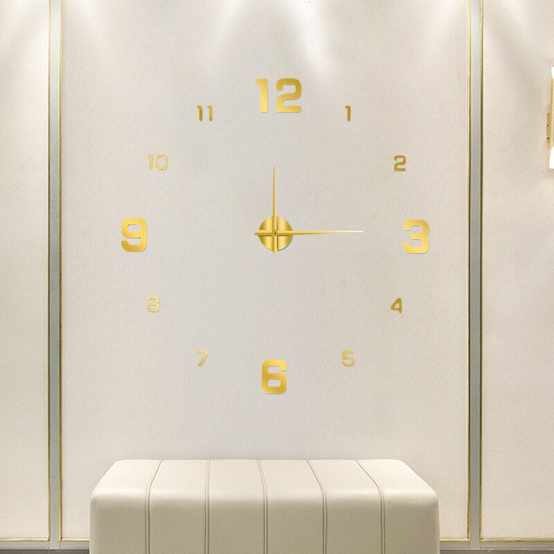 Elegant black quartz wall clock featuring Roman numerals, ideal for minimalist home aesthetics.
