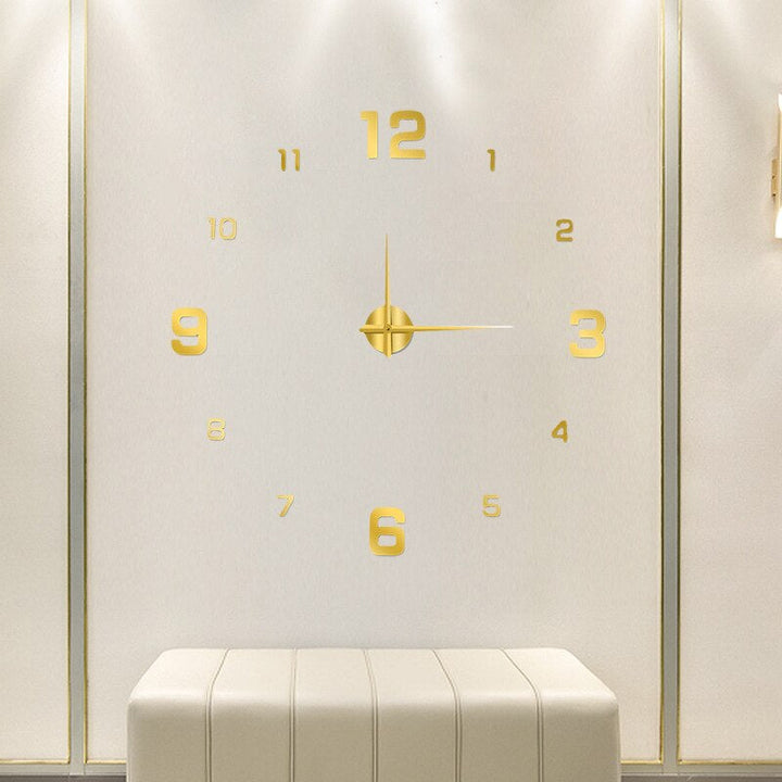 Elegant black quartz wall clock featuring Roman numerals, ideal for minimalist home aesthetics.