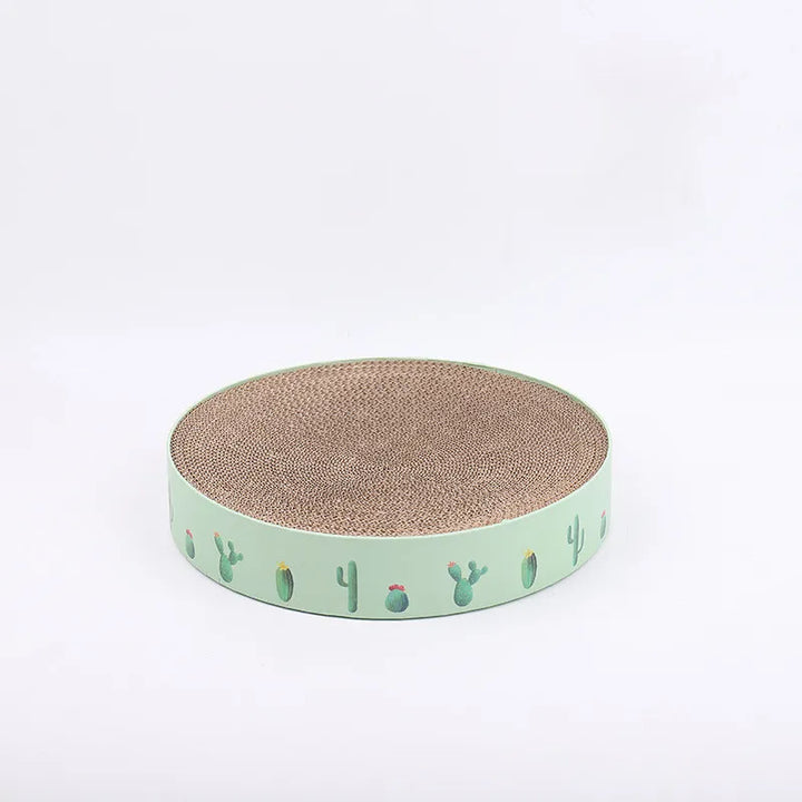 Chic pet accessory: modern cat cactus scratch post for happy felines.