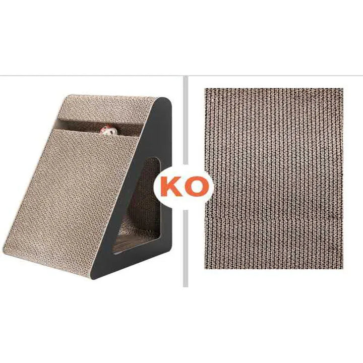 Stylish modern cat scratching board for endless feline play. A durable claw sharpener & interactive toy, great for pet care.