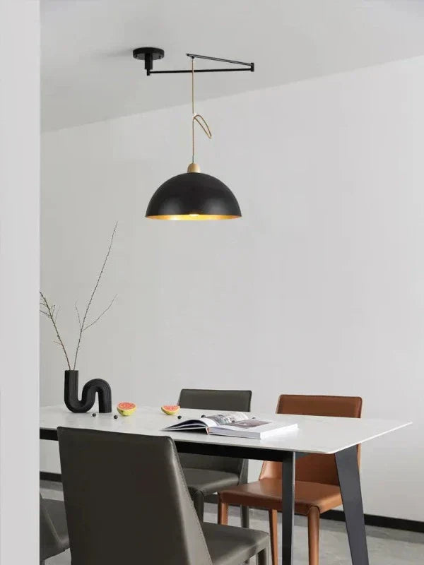 Sleek LED modern ceiling light with adjustable arms, offering flexible illumination for stylish home decor.