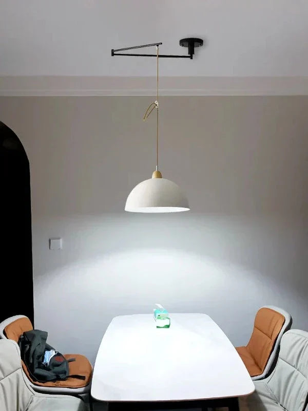 Modern ceiling light with flexible adjustable arms, creating beautiful ambient lighting for any contemporary space.