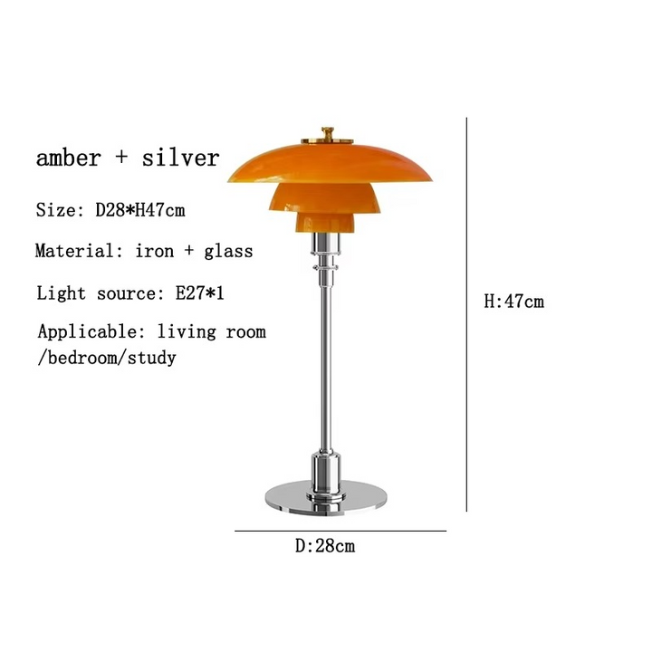 Artistic LED table lamp, warm glow, Scandinavian modern decor accent for stylish homes.