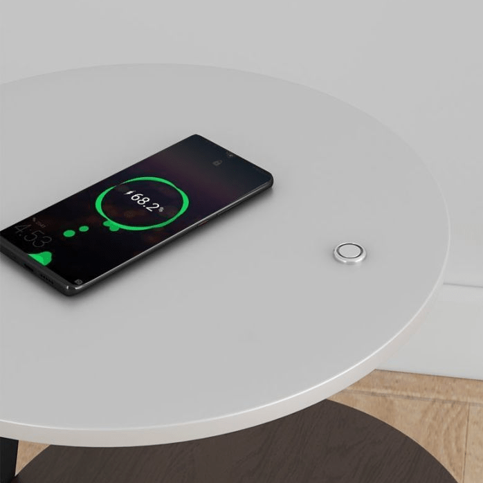 Contemporary double-layer end table, a modern furniture piece for stylish home decoration.