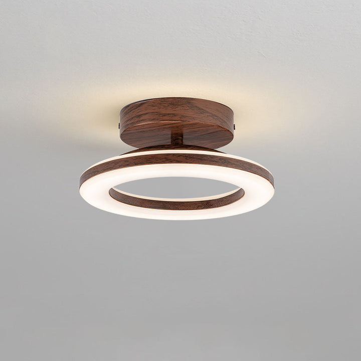 Energy-efficient LED disc ceiling light, modern design for contemporary homes, the Glow Disc lamp.