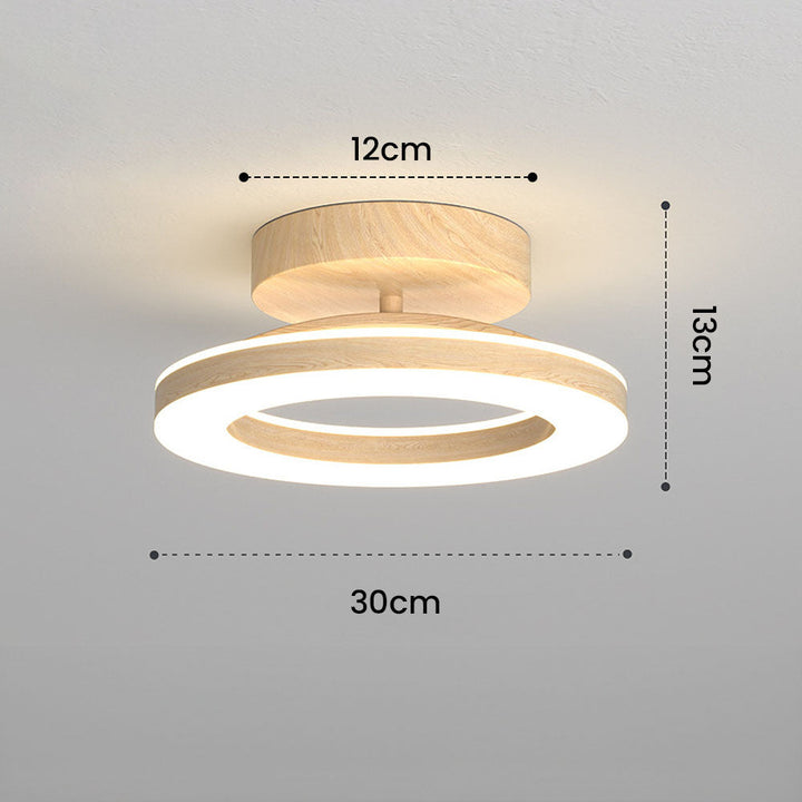 Modern LED disc ceiling light, a contemporary fixture for stylish home decor and ambient lighting.