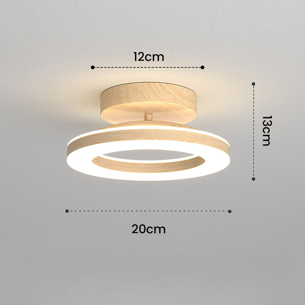 Round LED ceiling light, Modern Glow Disc, delivering energy-efficient, neutral illumination for homes.