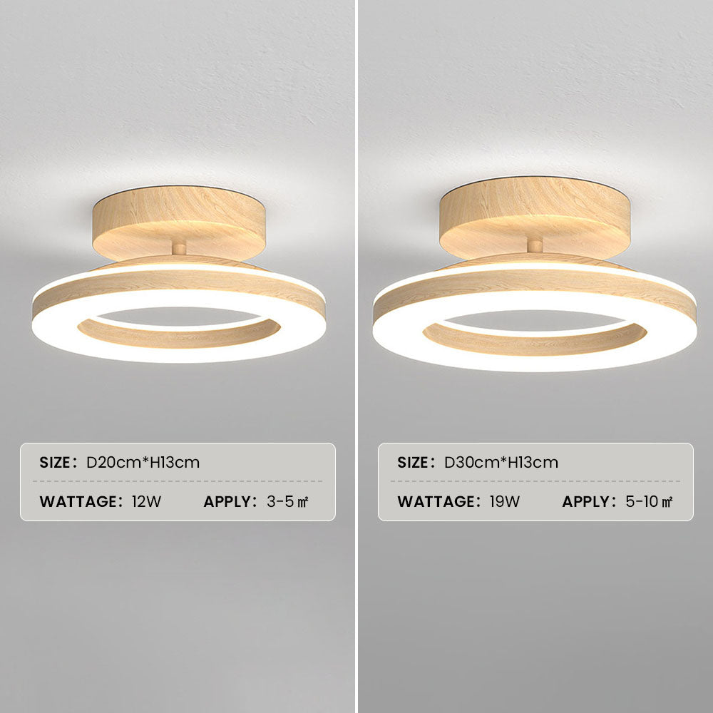 Ideal bedroom ceiling light: Modern Glow Disc LED, a sleek, energy-efficient contemporary fixture.