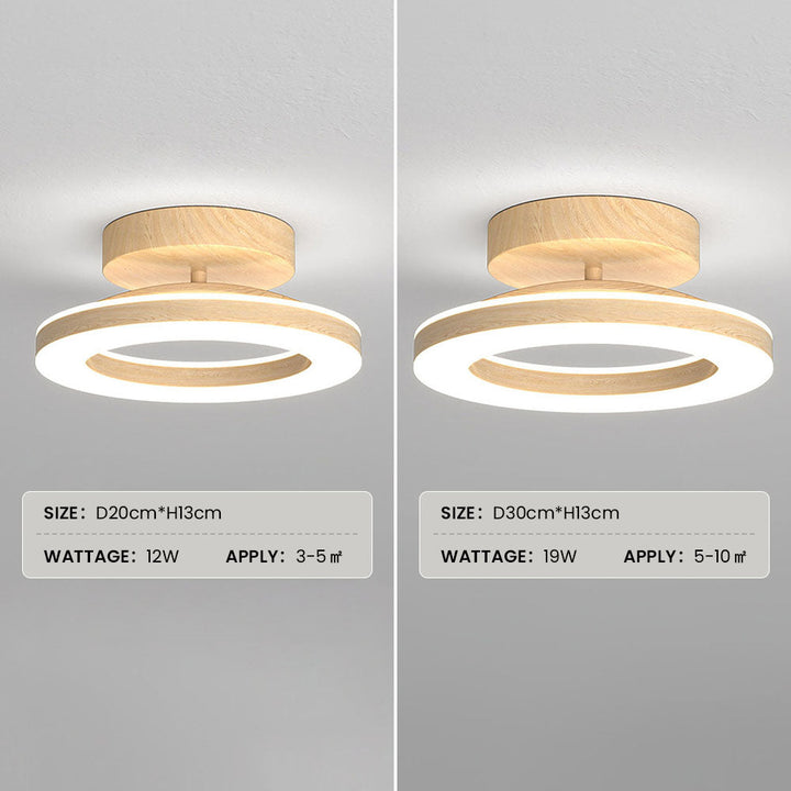 Ideal bedroom ceiling light: Modern Glow Disc LED, a sleek, energy-efficient contemporary fixture.