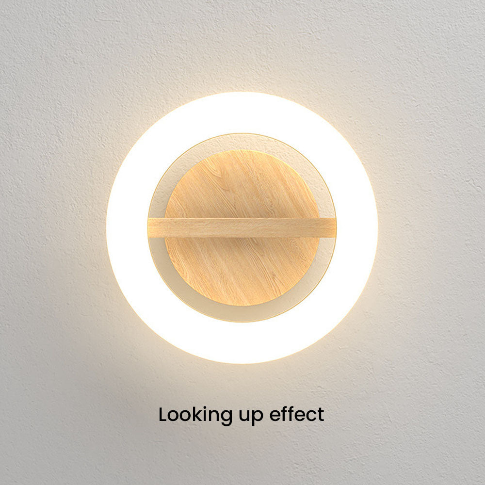 Hallway LED ceiling light, a modern disc design providing bright, ambient, energy-efficient lighting.