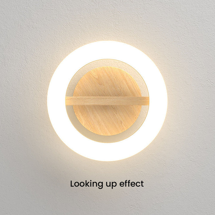 Hallway LED ceiling light, a modern disc design providing bright, ambient, energy-efficient lighting.