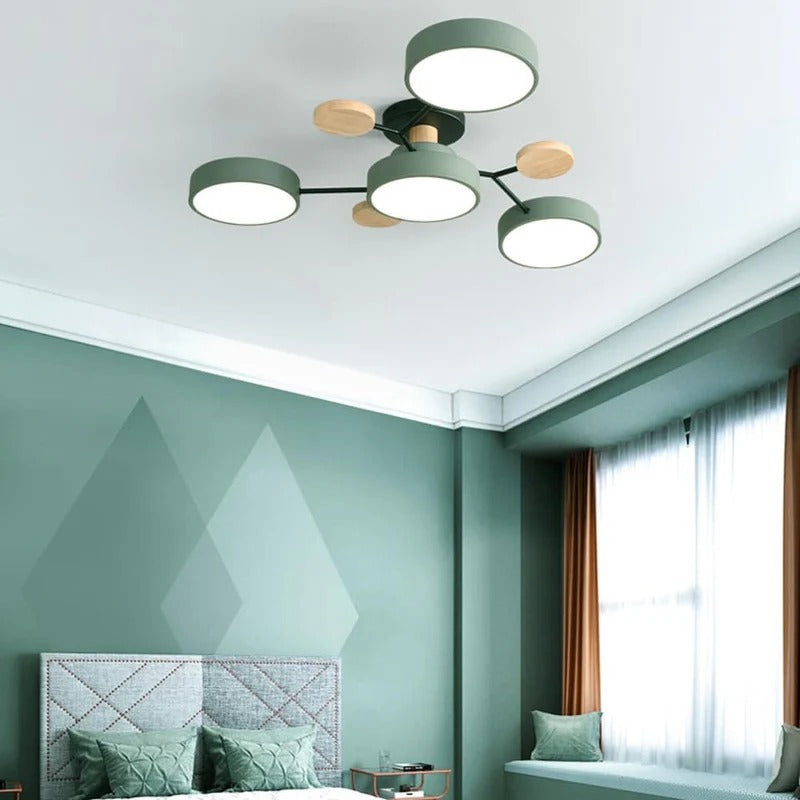 Elegant halo LED ceiling light for contemporary homes.