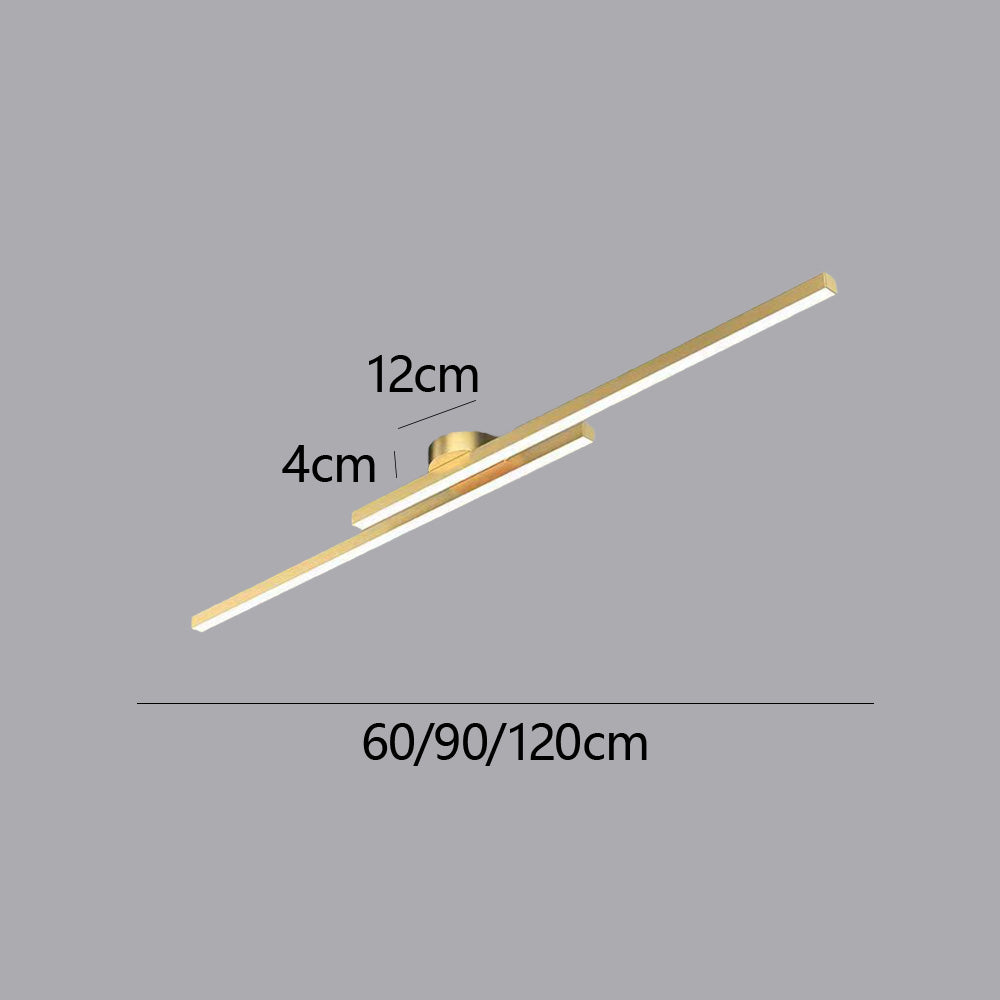 Energy-efficient LED modern ceiling light, semi-flush mount, long-lasting illumination.