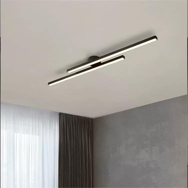 Stylish LED ceiling lamp, energy-efficient, offering ambient light for modern interiors.