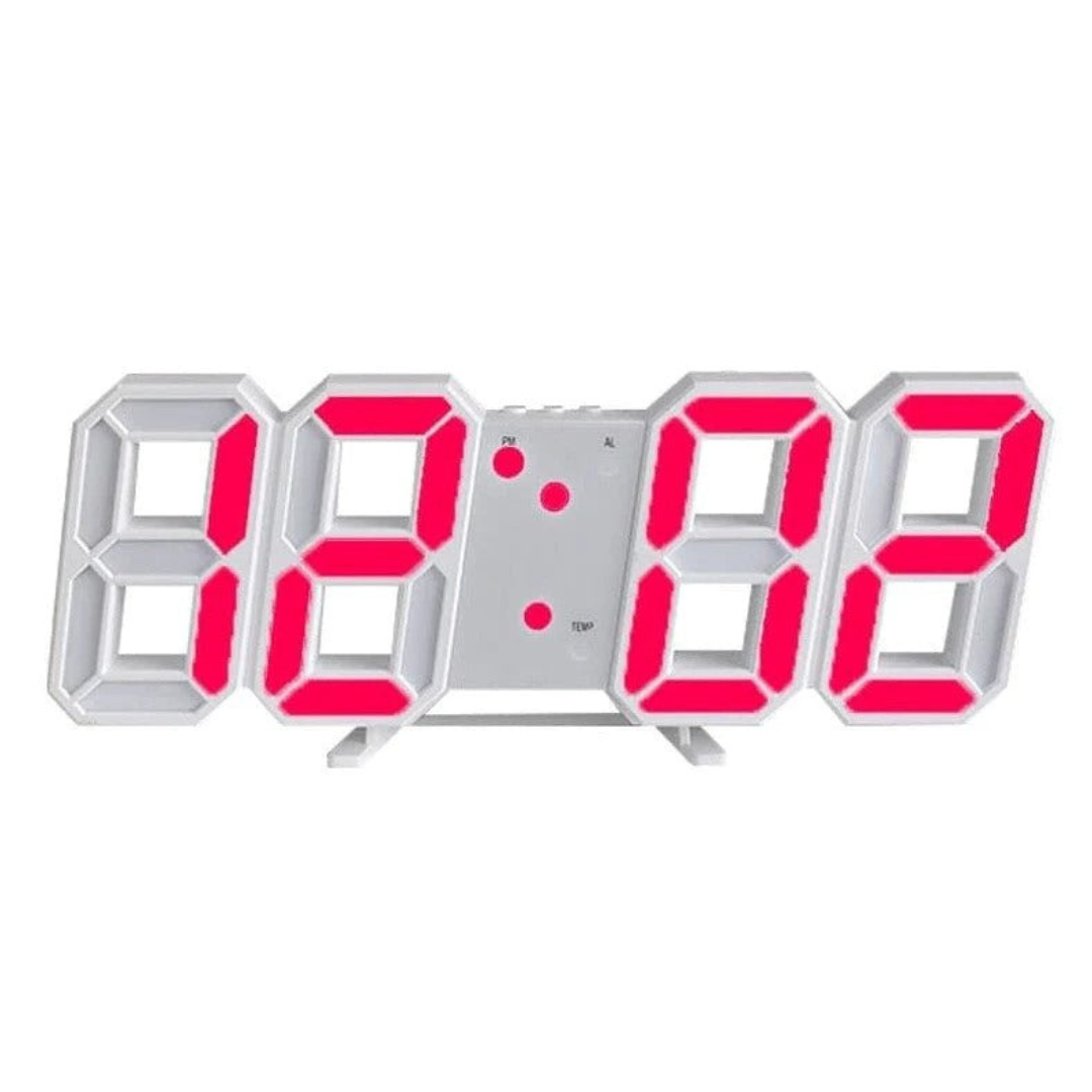 Large digital LED wall clock for easy time reading, ideal modern office decor or home essentials.