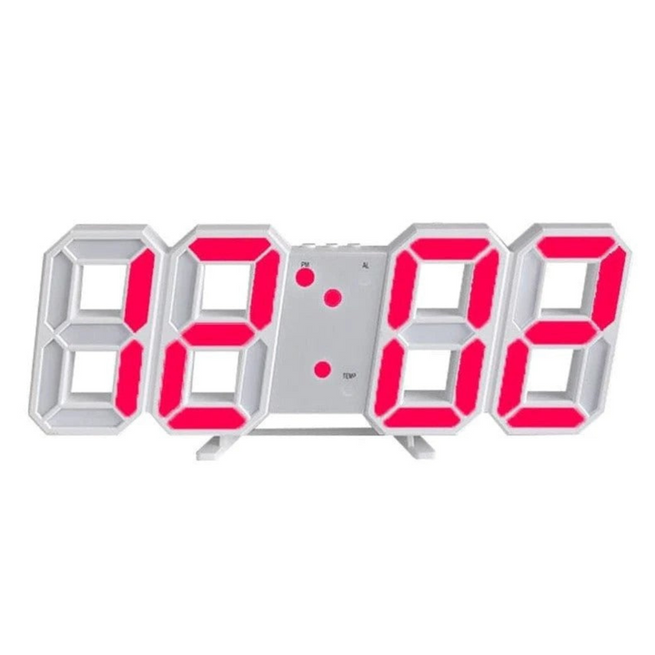 Large digital LED wall clock for easy time reading, ideal modern office decor or home essentials.