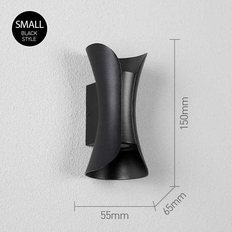 Functional waterproof LED wall light for effective indoor & outdoor illumination. Stylish design.