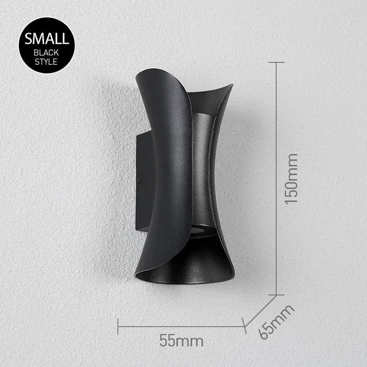 Functional waterproof LED wall light for effective indoor & outdoor illumination. Stylish design.