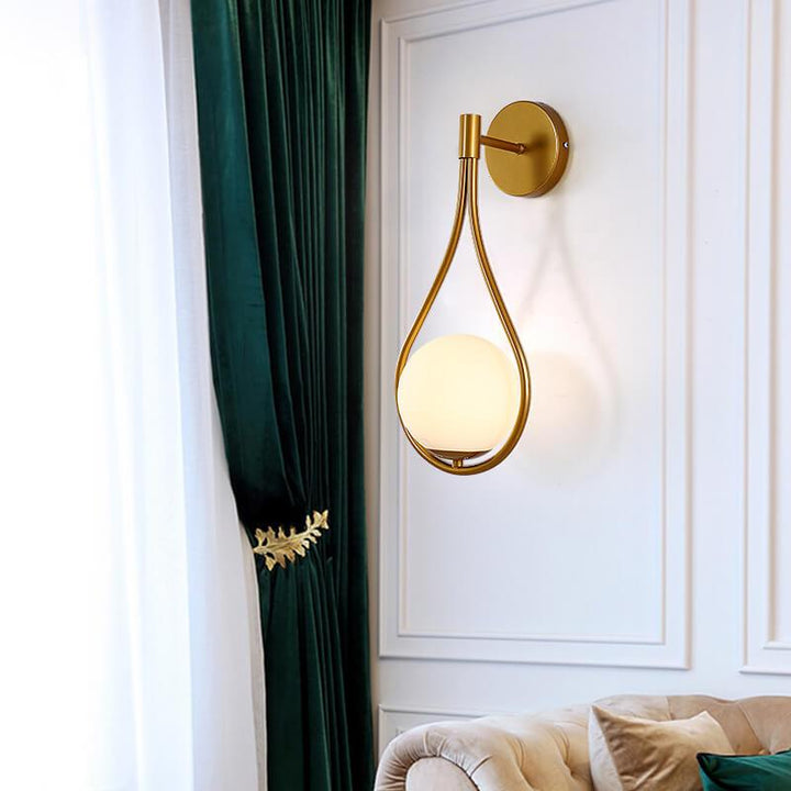 Modern LED wall sconce lamp, ideal for contemporary home decor. Sleek design for living room or bedroom lighting.