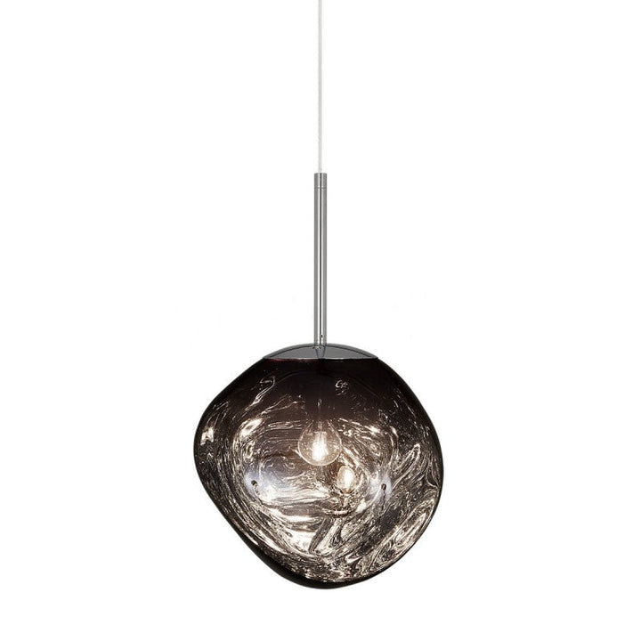 Red Melt designer pendant, unique artistic lighting, perfect for any modern interior.