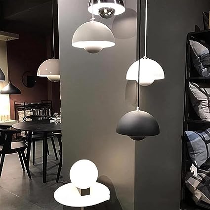 Modern Nordic dome pendant lamp, providing stylish ambient and focused accent lighting for homes.