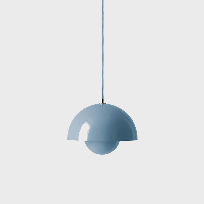 Easy-to-install Nordic dome pendant lamp, modern ceiling light perfect for quick home decor updates.