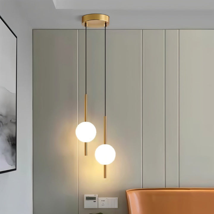 Adjustable modern LED ceiling light, Nordic design, provides cool white illumination.