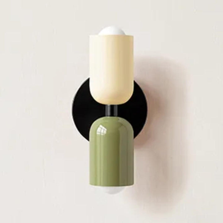 Contemporary double wall lamp, Scandinavian design, a unique decorative piece for modern interior lighting.