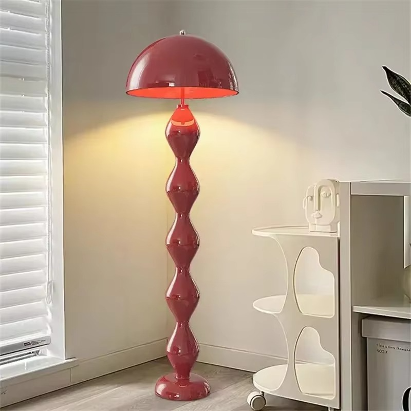 Designer Scandinavian floor lamp, a modern and minimalist accent lighting solution for home.