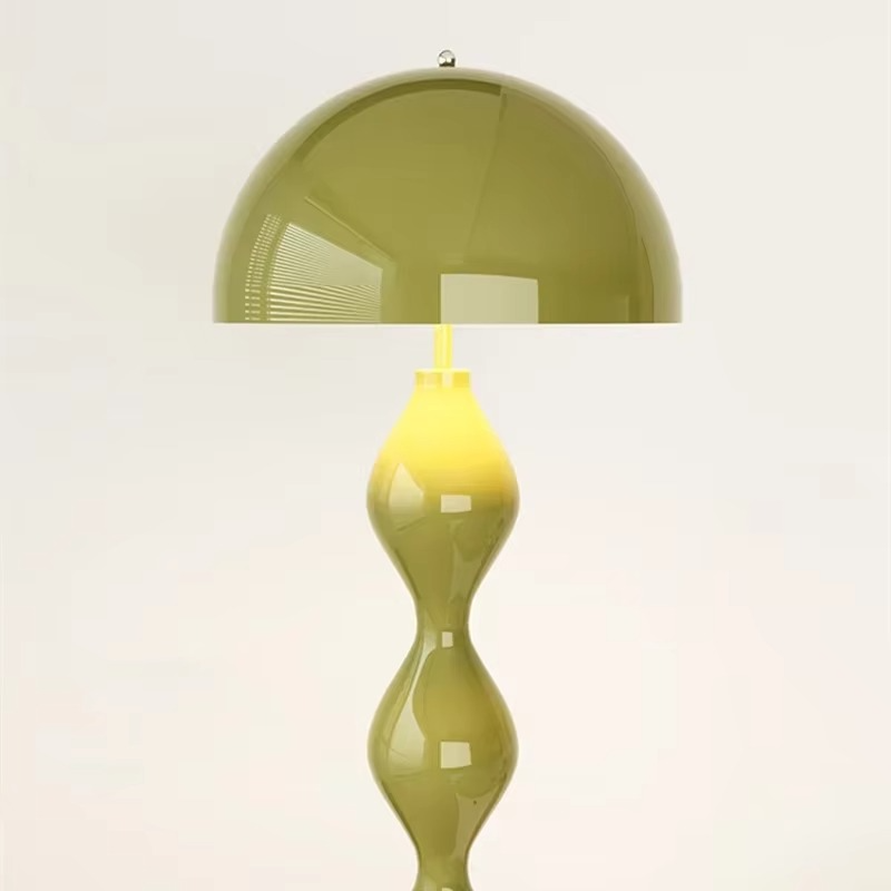 Elegant modern Scandinavian floor lamp, minimalist LED standing light for sophisticated home decor.