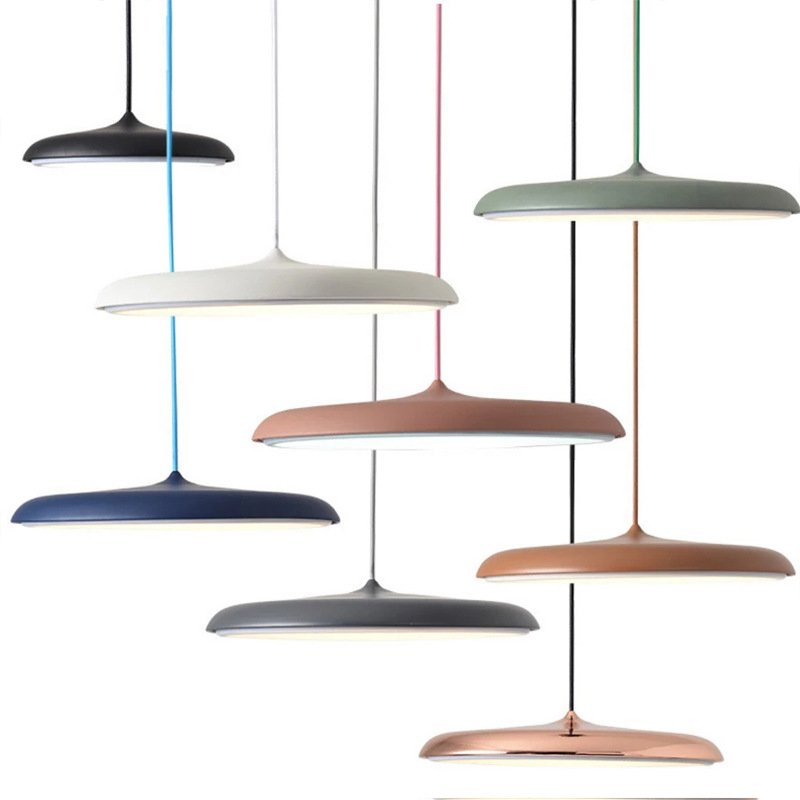 Designer LED pendant lamp, Scandinavian flair for sophisticated home lighting.