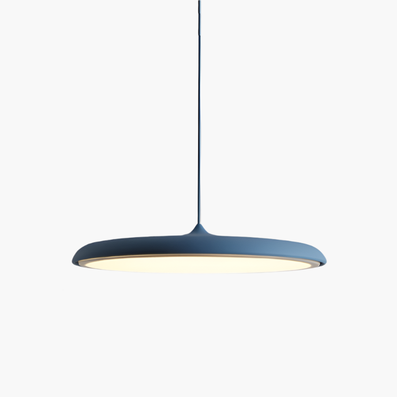 Modern acrylic LED pendant lamp, elegant home decor lighting solution.