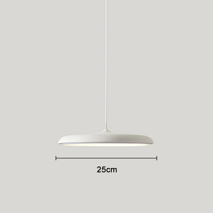 Scandinavian modern LED lamp, minimalist ceiling light for a warm, inviting home.