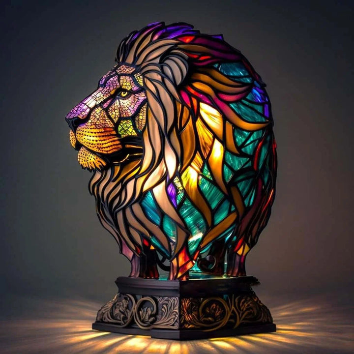Sculptural table lamp, artistic design, adds modern contemporary lighting to any space.
