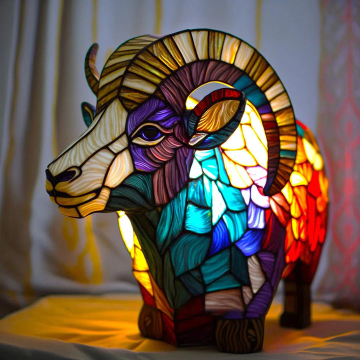 Elegant sculptural table lamp, modern artistic lighting for sophisticated home decor.