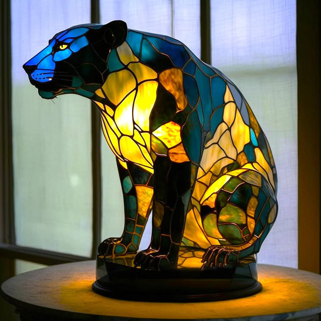 Decorative accent table lamp, contemporary design, ideal for modern homes.