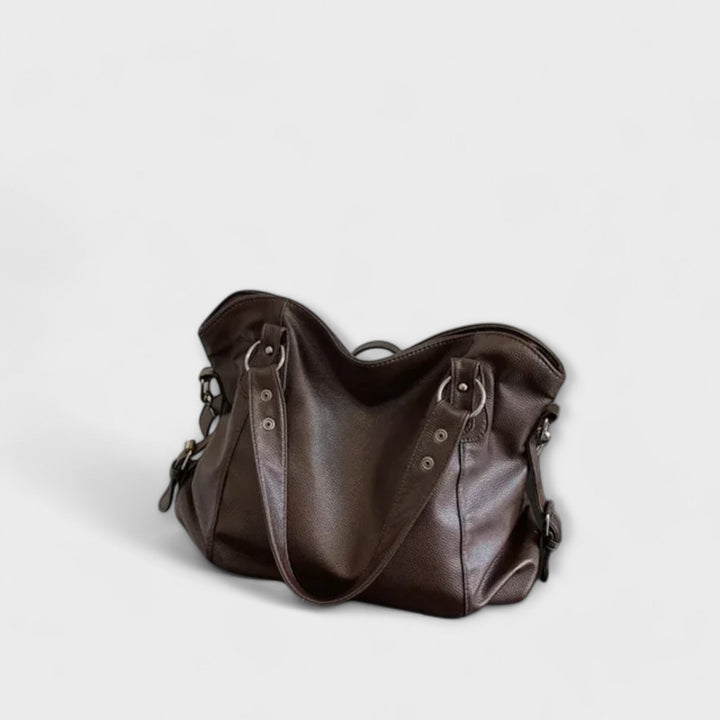 Modern and sleek black shoulder bag for women, a must-have fashion accessory.