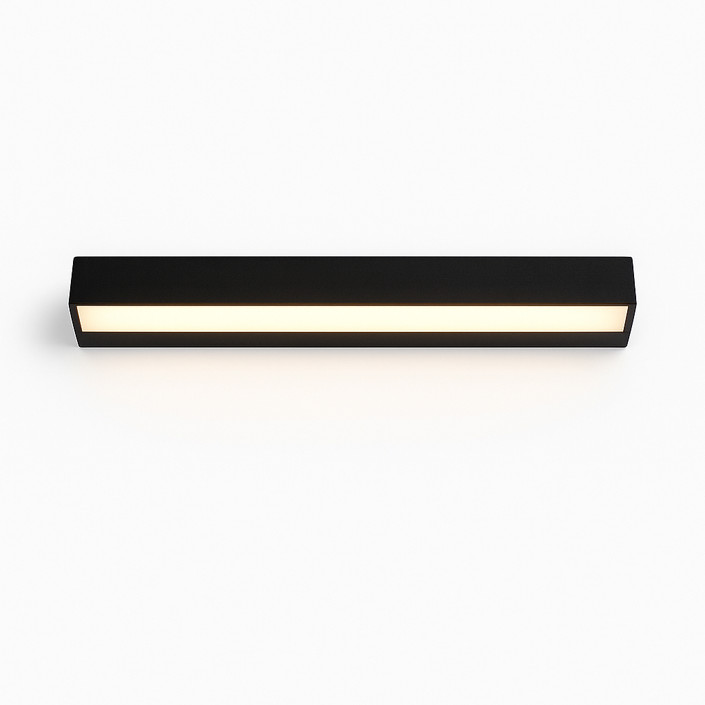Modern solar LED outdoor wall light for facades & pathways. IP65 waterproof & energy-efficient.