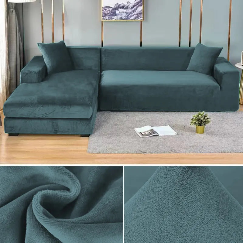Stain-resistant, wrinkle-free sofa protector, perfect for busy living spaces, universal.