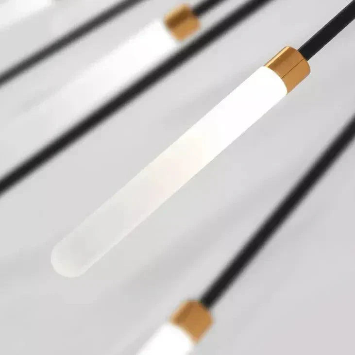 Stylish Modern Swirl LED Ceiling Light Fixture, firework design, brightens home decor with efficient lighting.