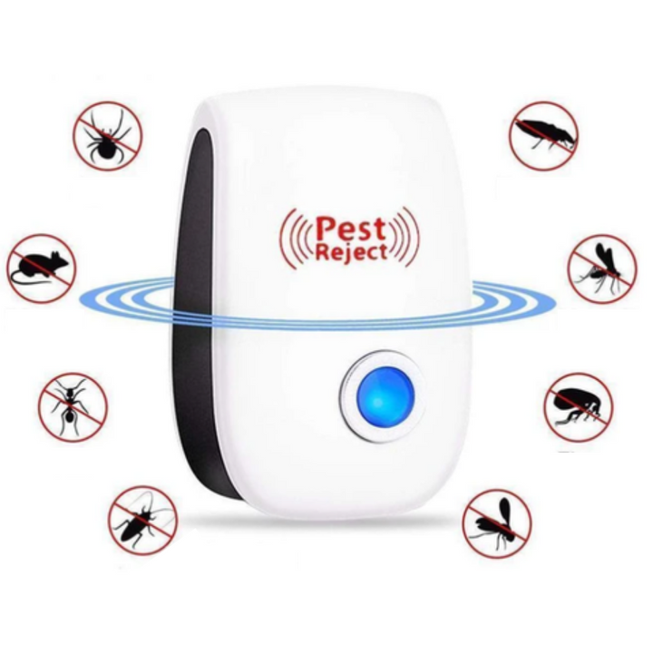 New ultrasonic pest and insect repellent device for home defense, eco-friendly and non-toxic