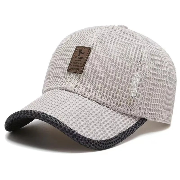 New unisex ventilated summer comfort cap, lightweight & breathable for sun protection