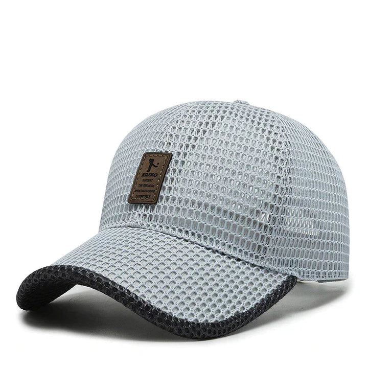 Lightweight unisex sport cap with ventilation for summer sun protection