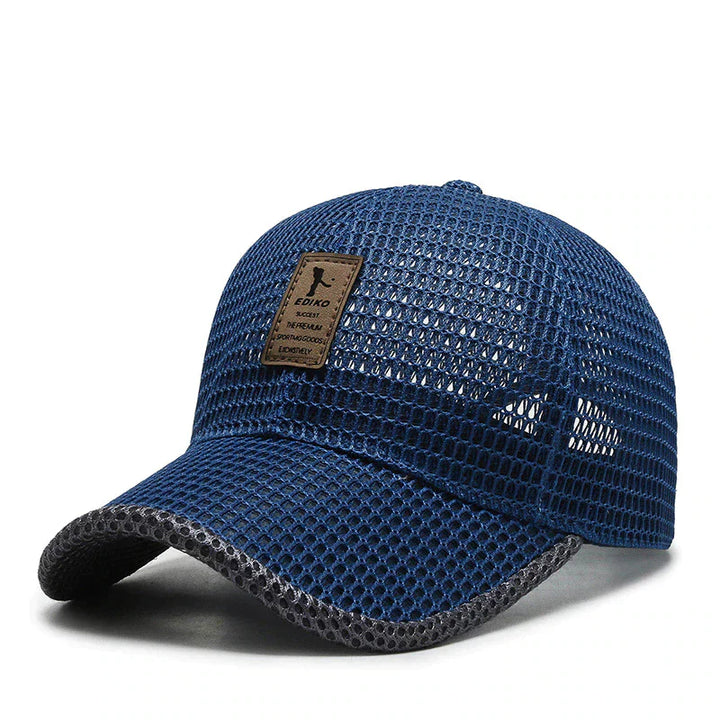 Breathable unisex casual cap, adjustable for summer comfort and outdoor activities