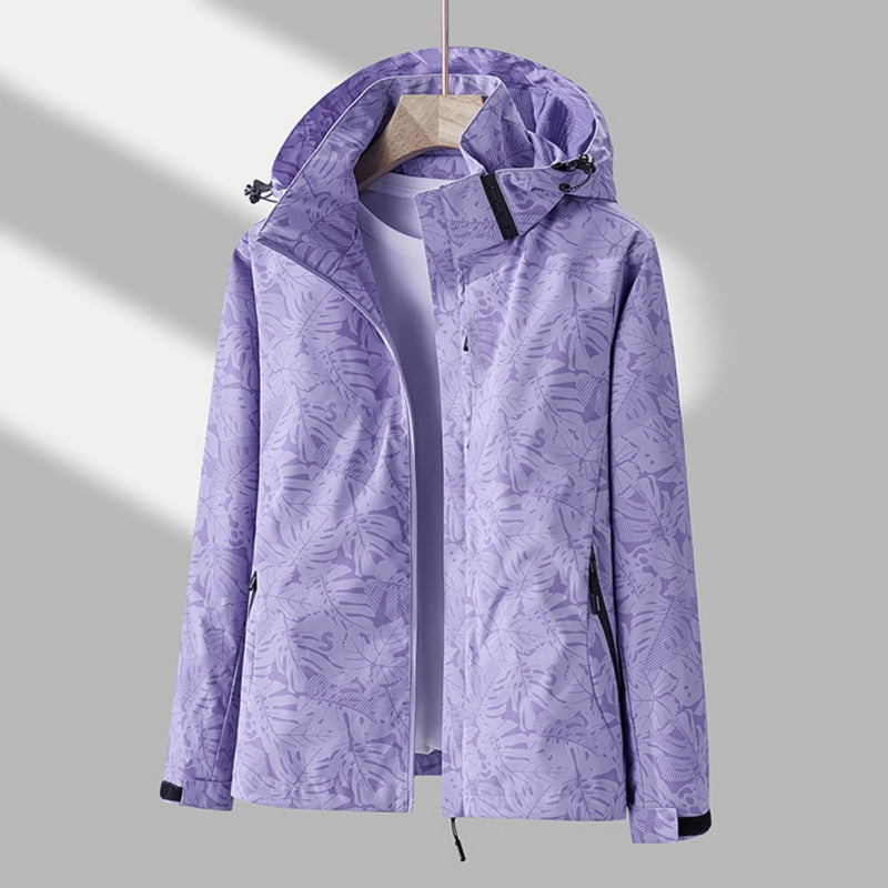 New women's lightweight water-resistant hooded jacket, perfect for all-weather outdoor wear