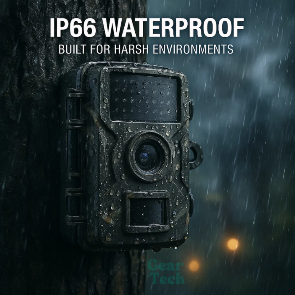 Weatherproof New3 night vision trail camera, capturing wildlife in its natural habitat