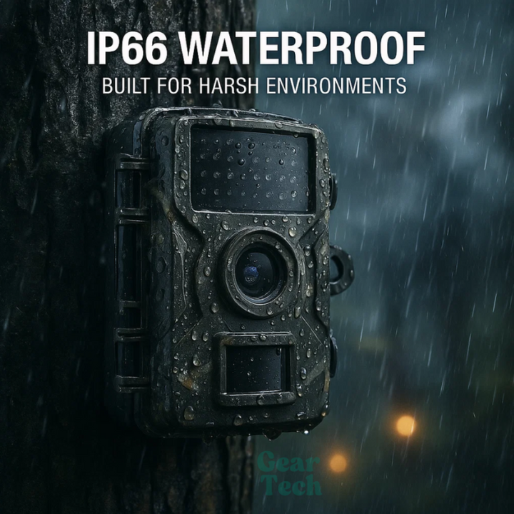 Weatherproof New3 night vision trail camera, capturing wildlife in its natural habitat