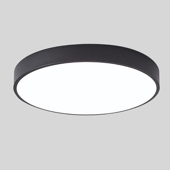 Bedroom ceiling lamp: Nordic wooden macaroon style, contemporary LED lighting for comfort.